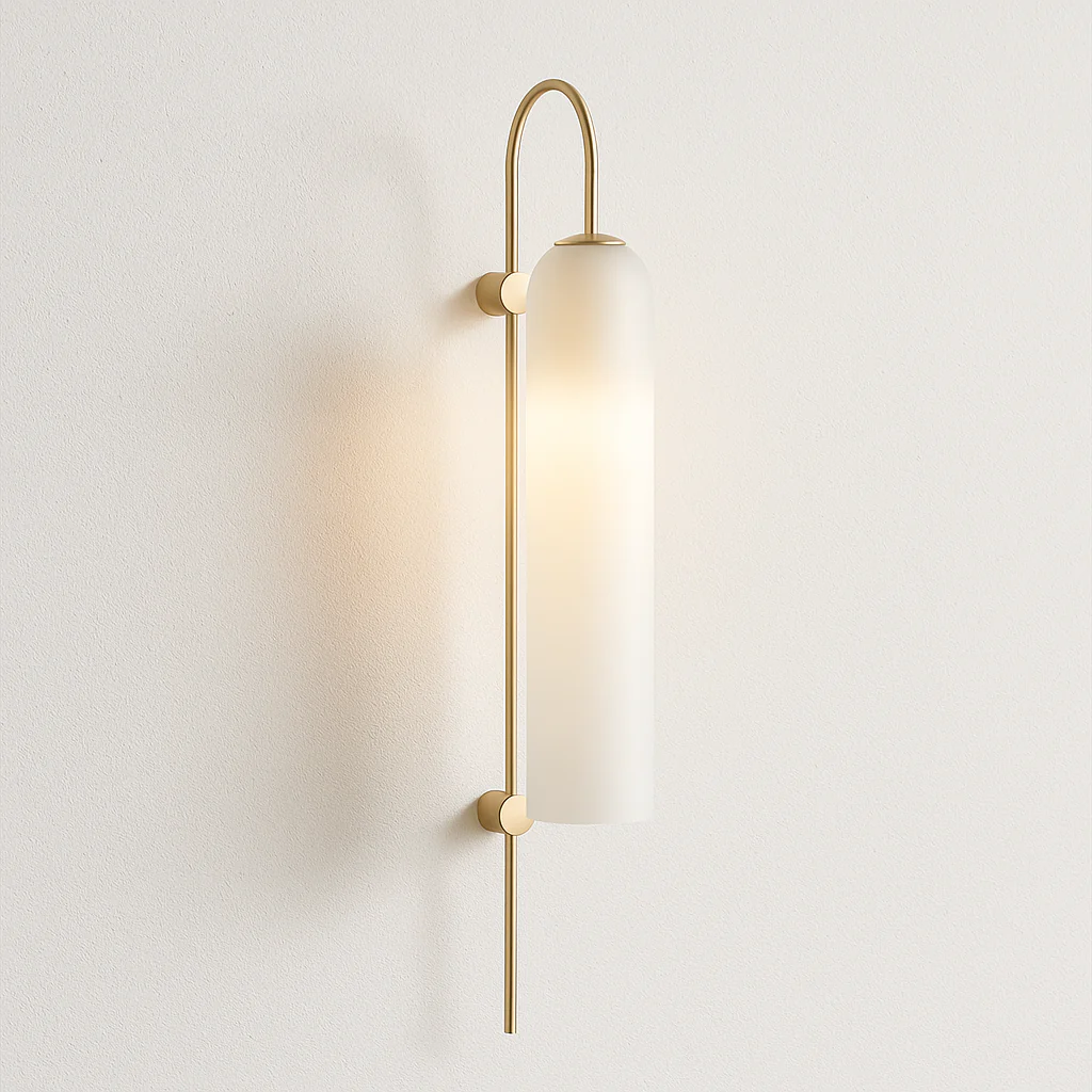 Luminária Arandela Moderna Minimalista Metal Vidro Myna - Image 3