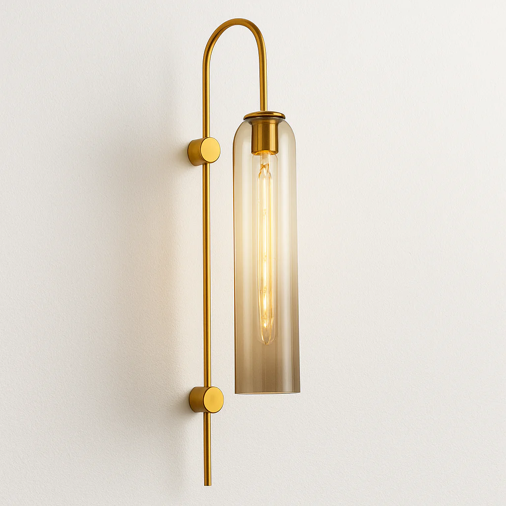 Luminária Arandela Moderna Minimalista Metal Vidro Myna - Image 5