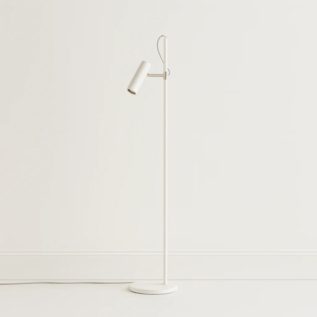 Luminária de Piso Coluna Moderna Minimalista Spot Direcionável Articulada Metal LED Dirch - Image 3