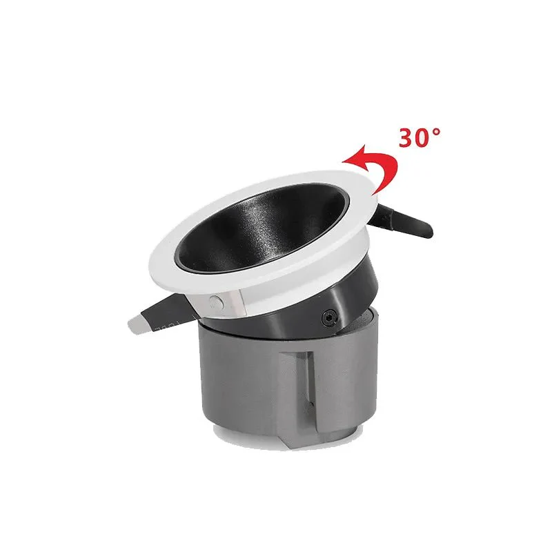 Luminária Spot Embutir Redondo Antiofuscante Recuado Direcionável LED Saiyo - Image 3