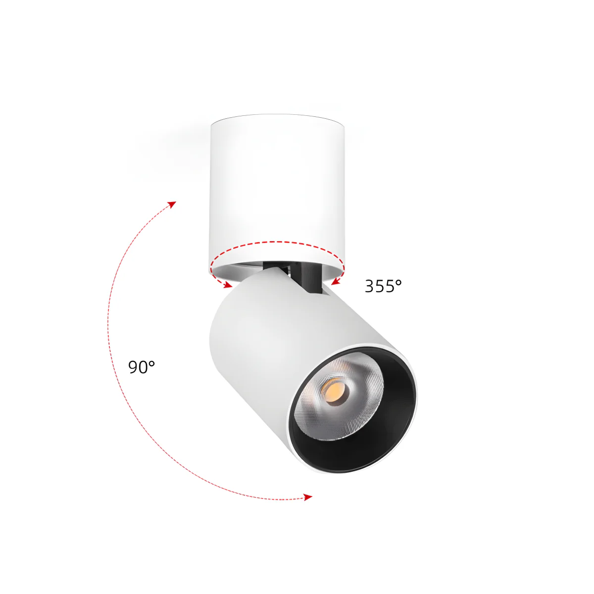 Luminária Spot Sobrepor Direcionável Articulada Moderna Minimalista LED Downlight - Image 4